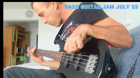 Bass guitar jam tracks July 2025