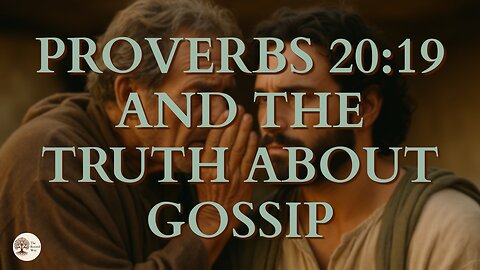 Proverbs 20:19 and the Truth About Gossip