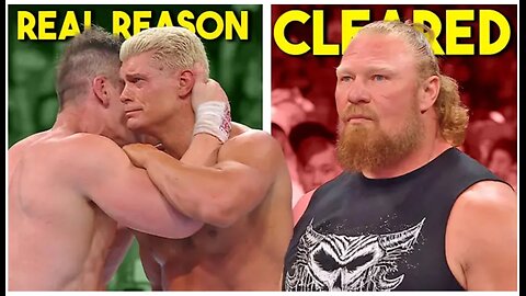 REAL REASON CODY WON WWE CHAMPIONSHIP... Brock Lesnar CLEARED... ..Wrestling News
