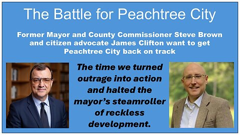 Turned outrage into action & halted the current mayor's steamroller of reckless development in PTC!