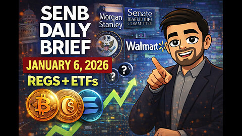 Crypto Regulation Is Finally Happening… ETFs, Altcoins & What Comes Next | SENB Daily Brief (Jan 6)