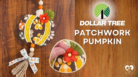 DIY Fall Fabric Pumpkin 🎃🍂 Easy Dollar Tree Wall Hanging LIVE