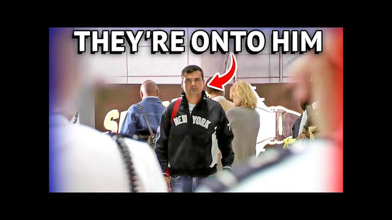 Man Bolts From Customs And Runs Straight Into The Bathroom