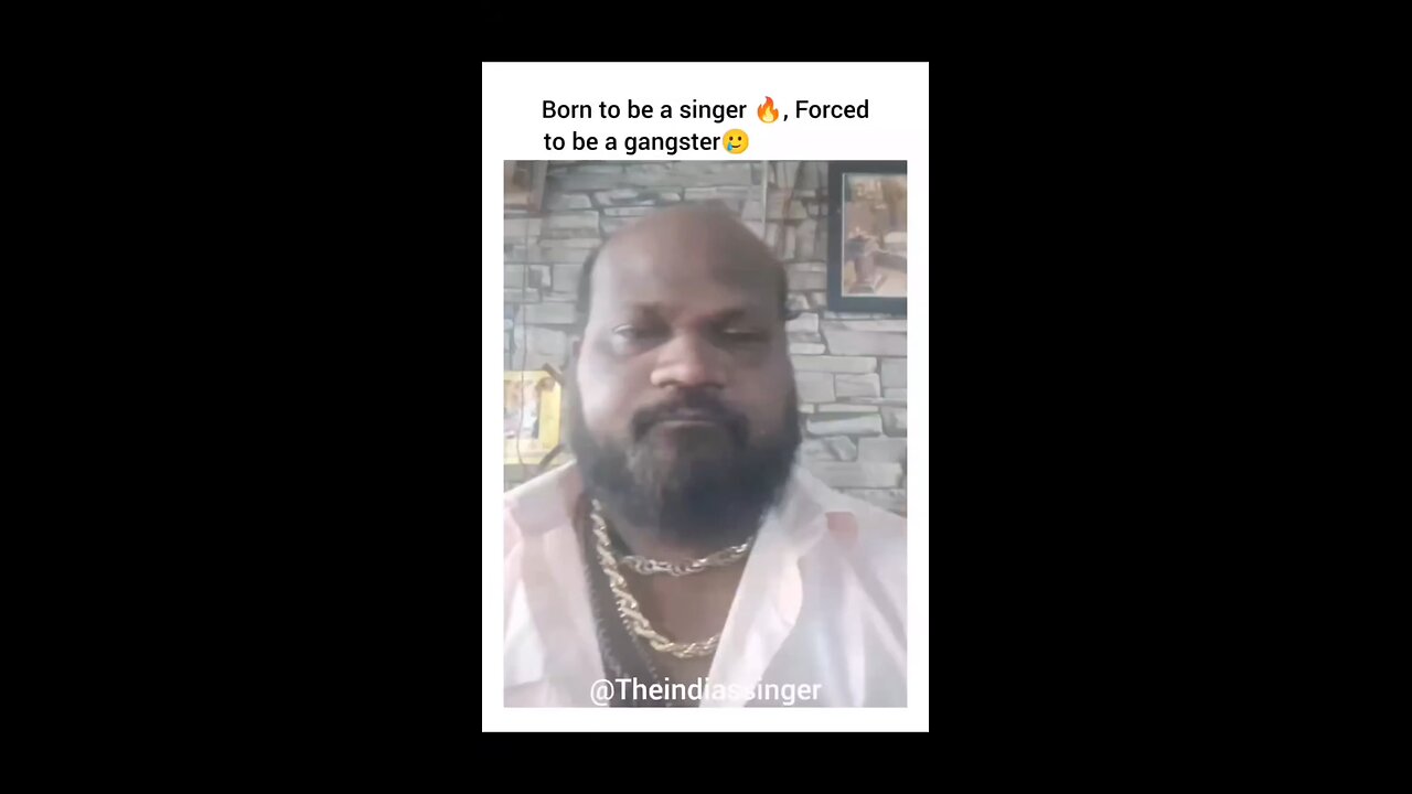 !! Look Gangster voice like Singer !!