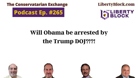 Will Obama be arrested by the Trump DOJ?!?!
