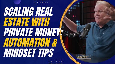 Scaling Real Estate with Private Money: Jay Conner’s Automation and Mindset Tips