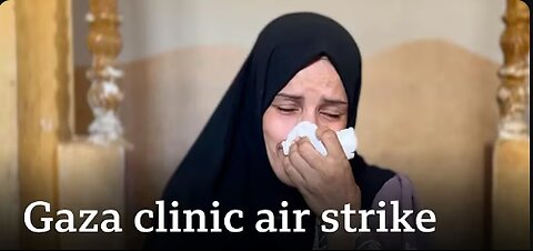 Israeli air strike kills 10 Gazan children waiting for aid | BBC News