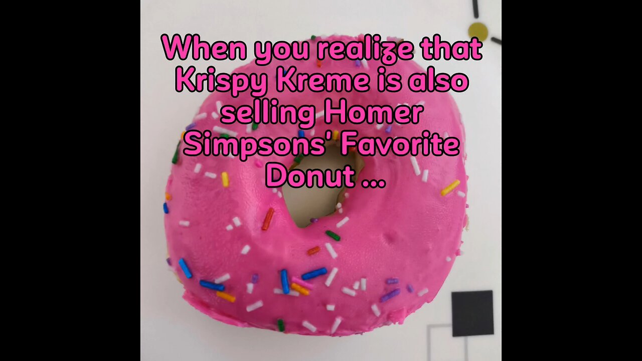 Krispy Kreme and Homer Simpsons' Donut
