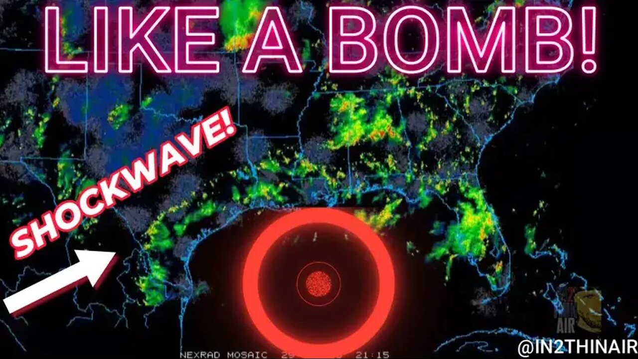 🚨Massive SHOCKWAVE Captured in the GULF - Weather Phenomena!