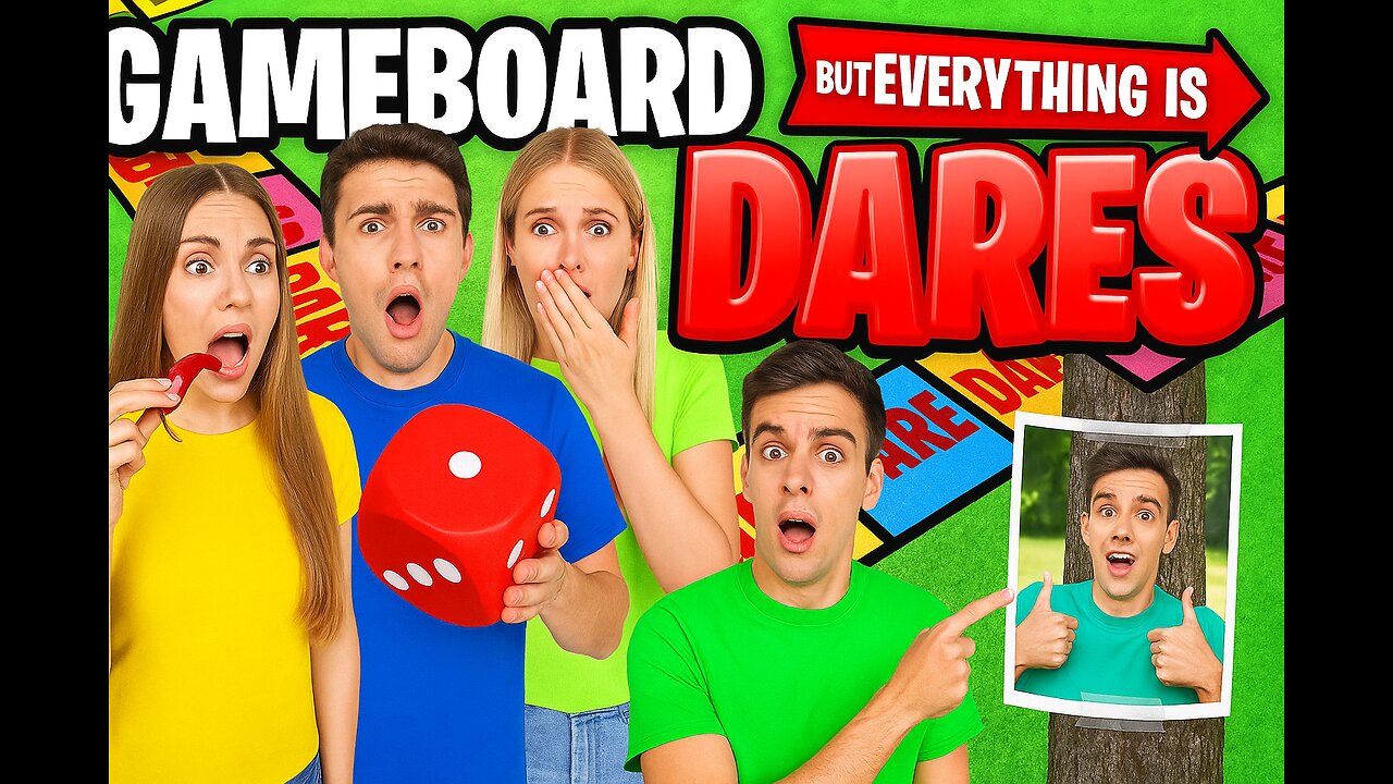 GAMEBOARD Challenge But EVERYTHING Is DARES… (This Got WILD! 😱)