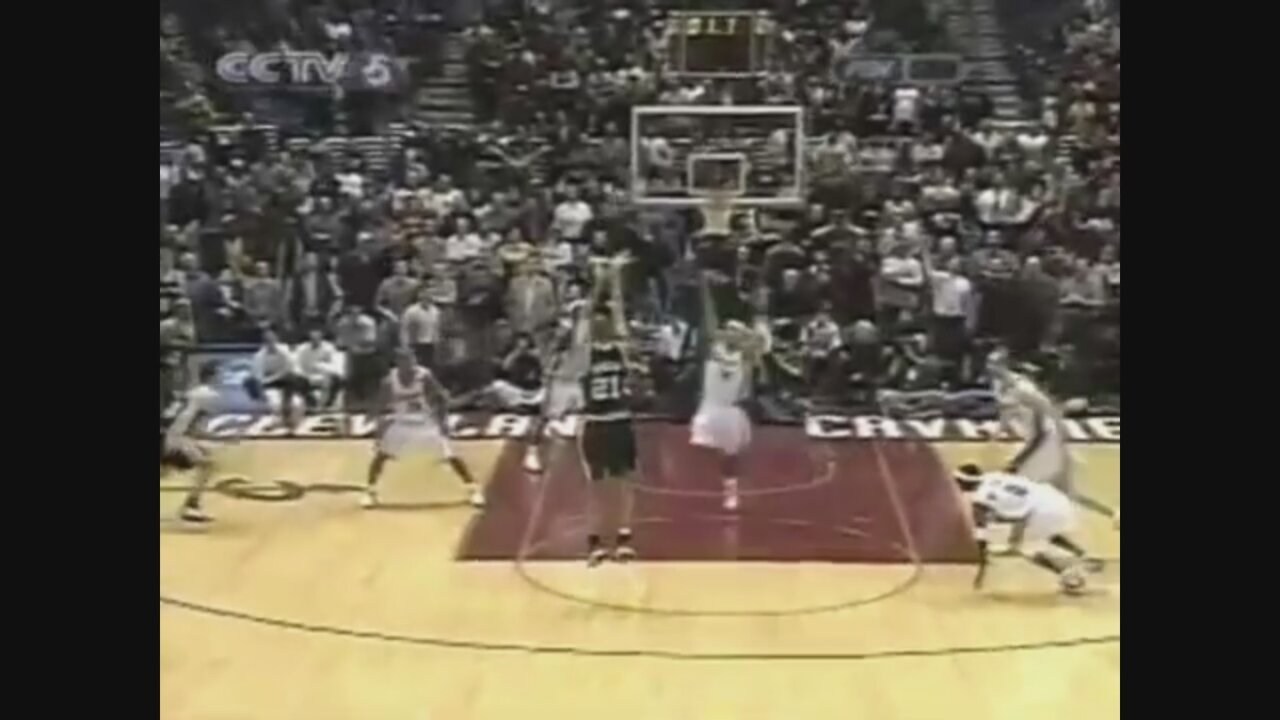 Tim Duncan 20 Points 3 Ast @ Cavaliers, 2004-05.