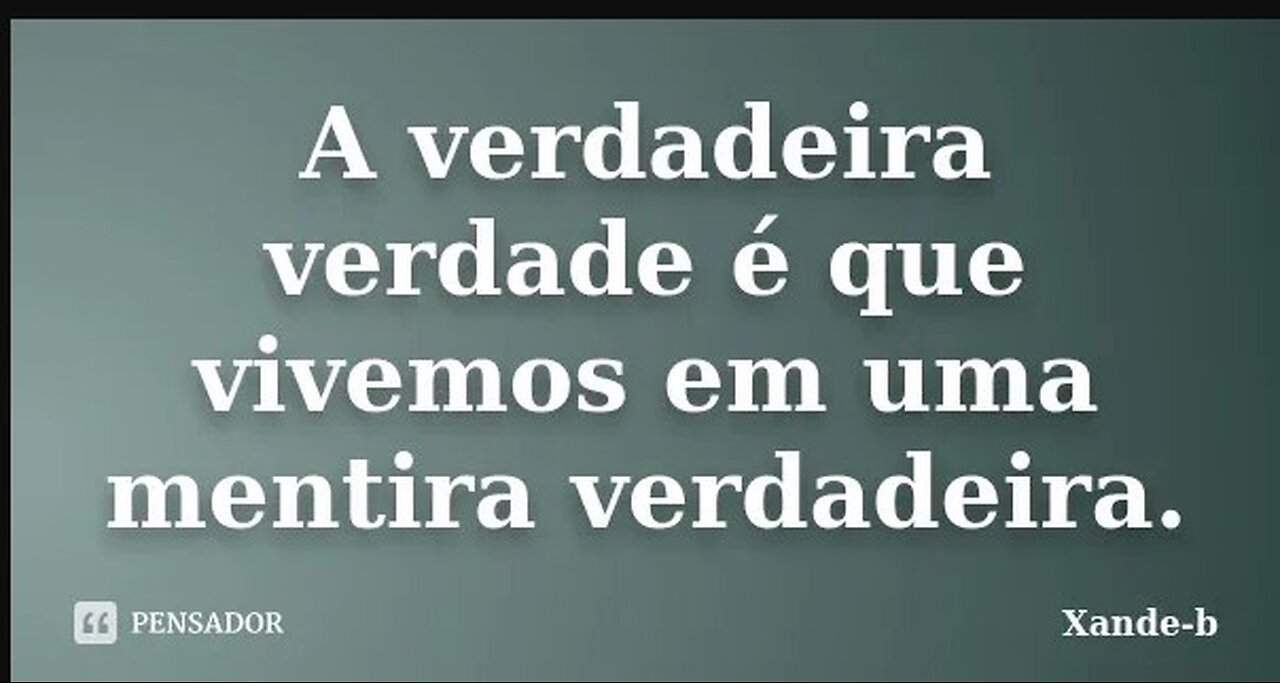 Eu não sei mais quem sou!
