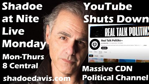 May 26th/2025- YouTube Shuts Down Massive Canadian News Channel, Charles Arrives in Canada