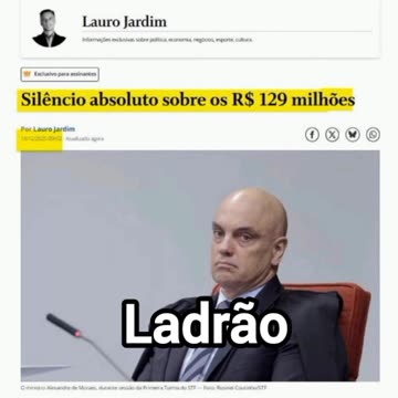 Nazista de Moraes e Viviane Barci são ladrões.