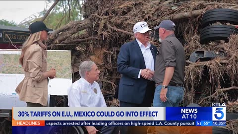 Major US companies are alarmed when Trump declares 30% tariffs on the EU and Mexico.