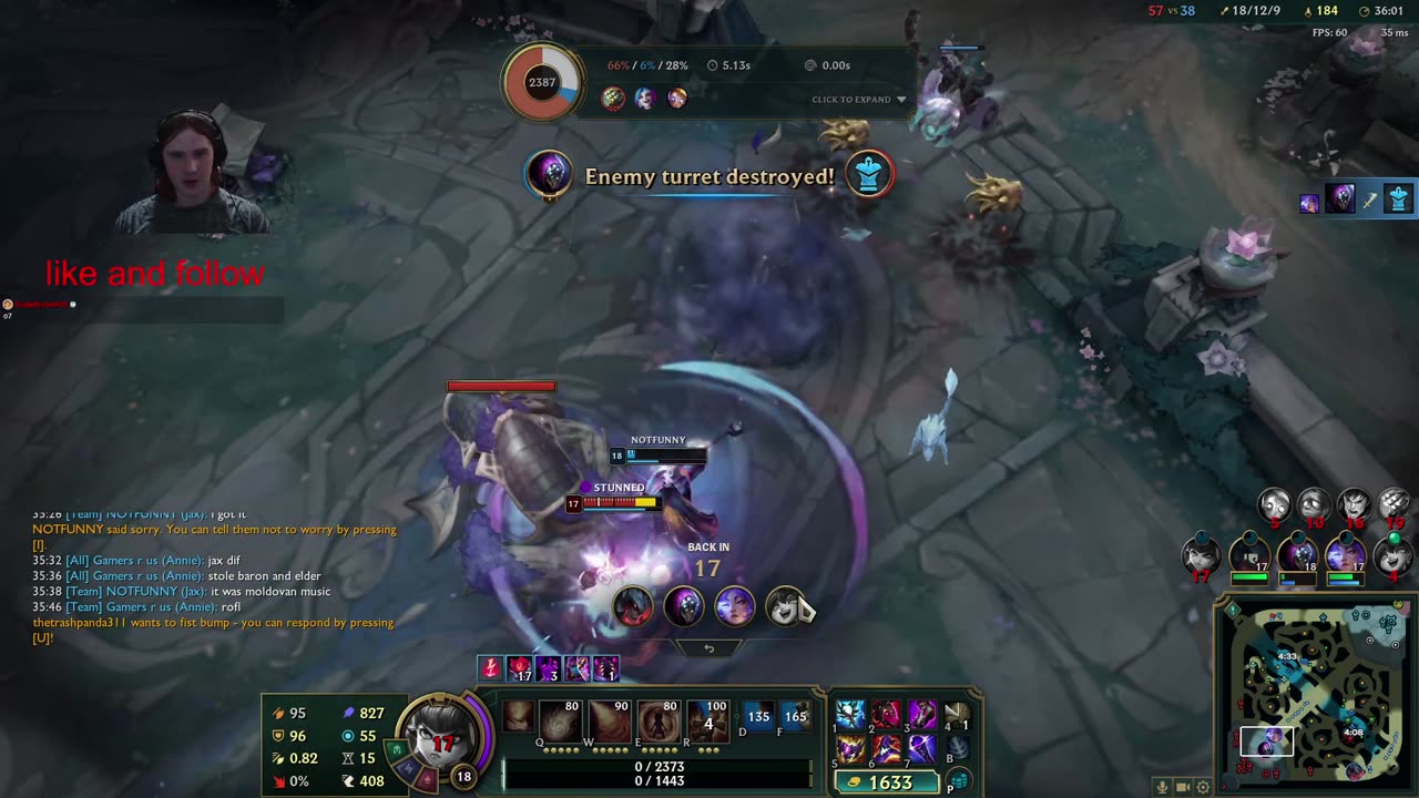 winning ranked on every champion in order A-Z.