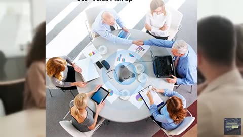 Conference Speaker and Microphone, 360° Omnidirectional USB Speakerphone Microph