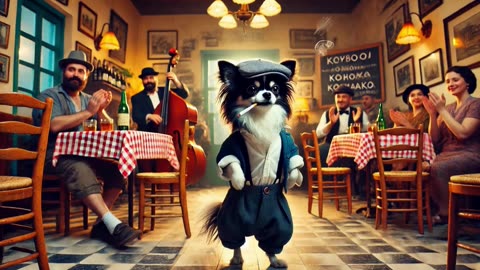 Σκύλος τραγουδάει όπα