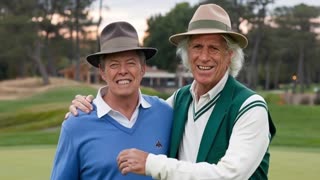 DAVID BOWIE & KEITH RICHARDS GOLF BUDDIES