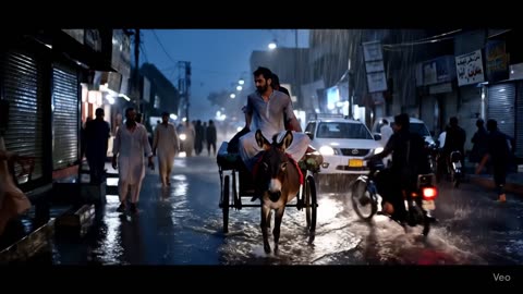 Karachi ki barsaat ka asli scene! 🌧️ Dekho aur feel karo 😍