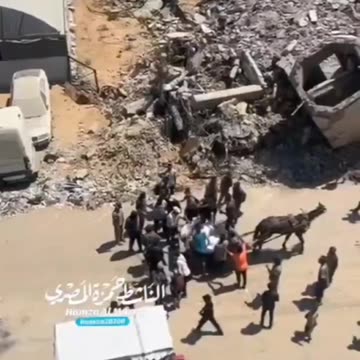 Gaza: Hamas steal food aid from looters, and sell it