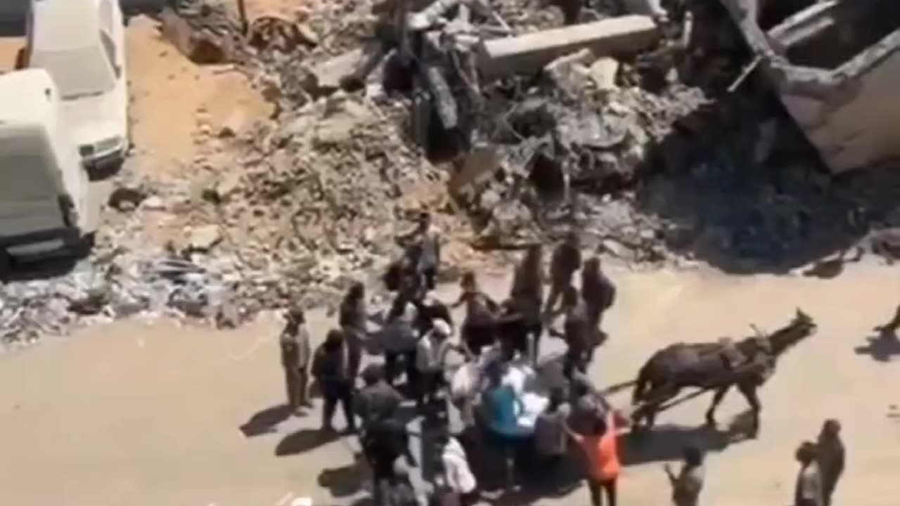 Gaza: Hamas steal food aid from looters, and sell it