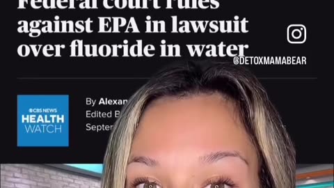 Federal court rules against EPA in lawsuit over fluoride in water 💥