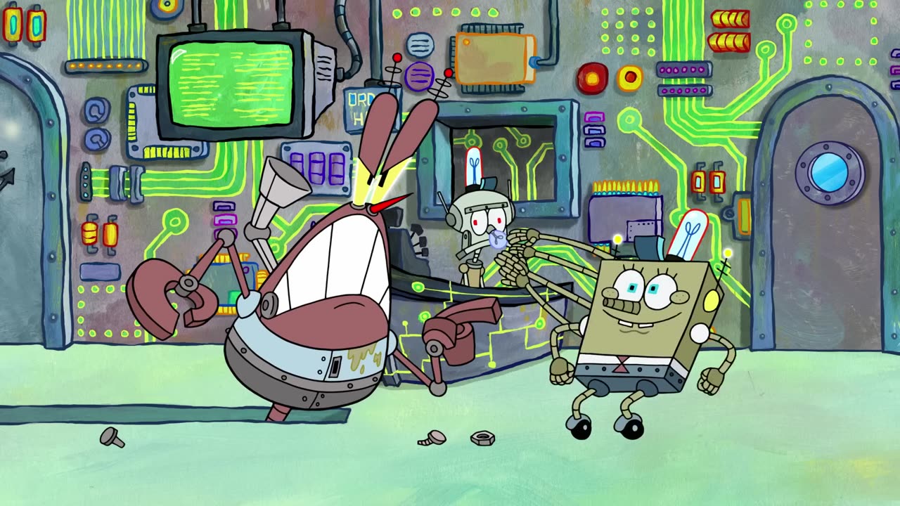 Squidward Were Robots 🤖 Welcome to Binary Bottom
