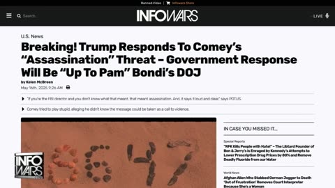 James Comey’s Public Call For Trump’s Murder Backfires Spectacularly!