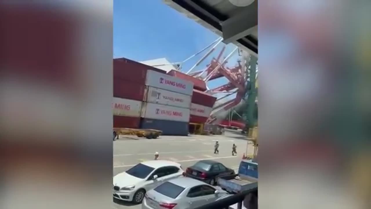 Moments before disaster
