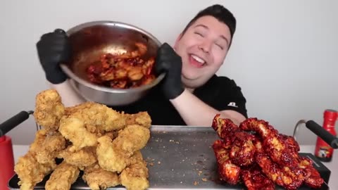 How Much I Weigh Now.... Spicy Chicken Mukbang_part5