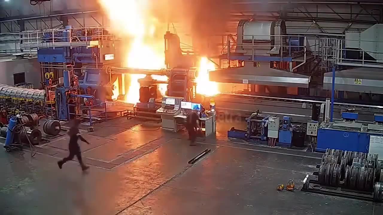 A portal to hell at an aluminum plant that swallowed up the entire shop in a matter of seconds