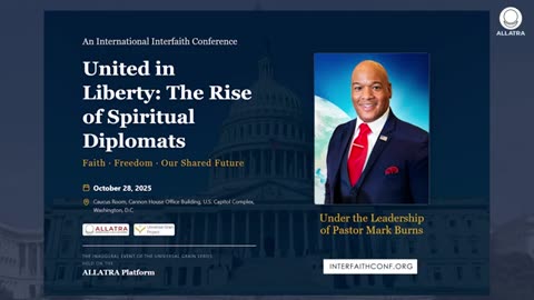 Pastor Mark Burns’ Invitation to International Interfaith Conference On ALLATRA Platform