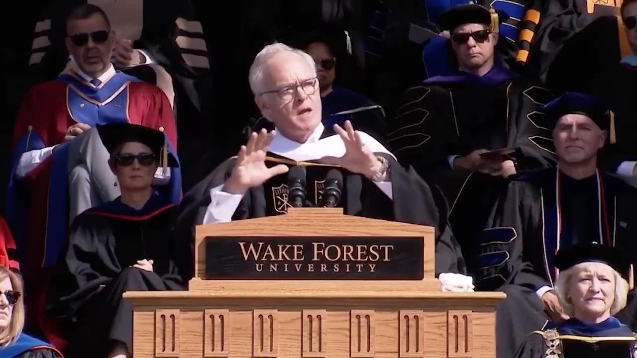 '60 Minutes' Host Chews Up 2 Minutes Of Commencement Address Raging Against Trump