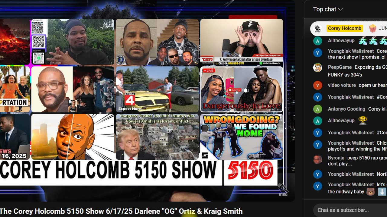 The Corey Holcomb 5150 Show 6/17/25 Darlene "OG" Ortiz & Kraig Smith