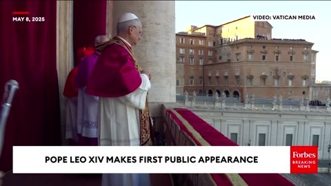 BREAKING: Pope Leo XIV Honors Pope Francis, Offers Message Of Peace During First Public Appearance