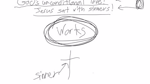 Sitting with sinners and unconditional love