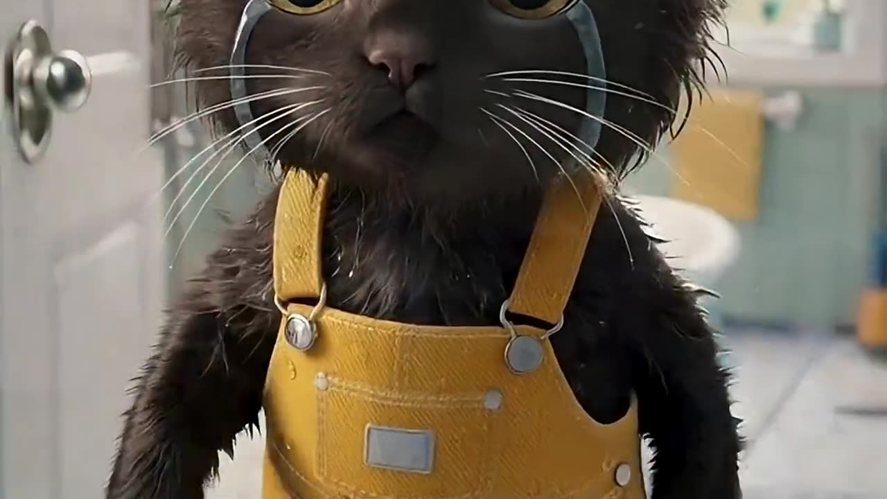Kitten just want to get Mom's love 😿