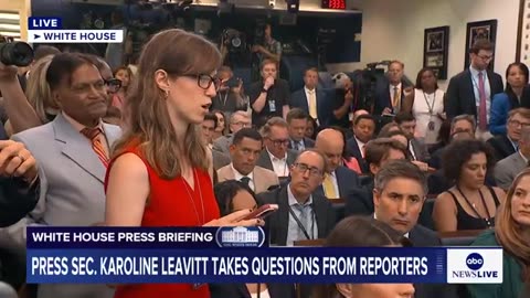 White House press briefing: Karoline Leavitt takes questions from reporters | June 8