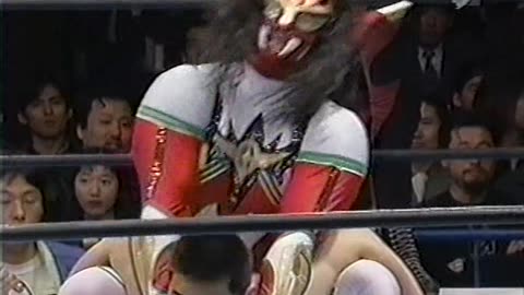 (1996.04.05) Jushin Liger, Hamada & El Samurai vs Kanemoto, Shinjiro Otani & Taka Michinoku - NJPW