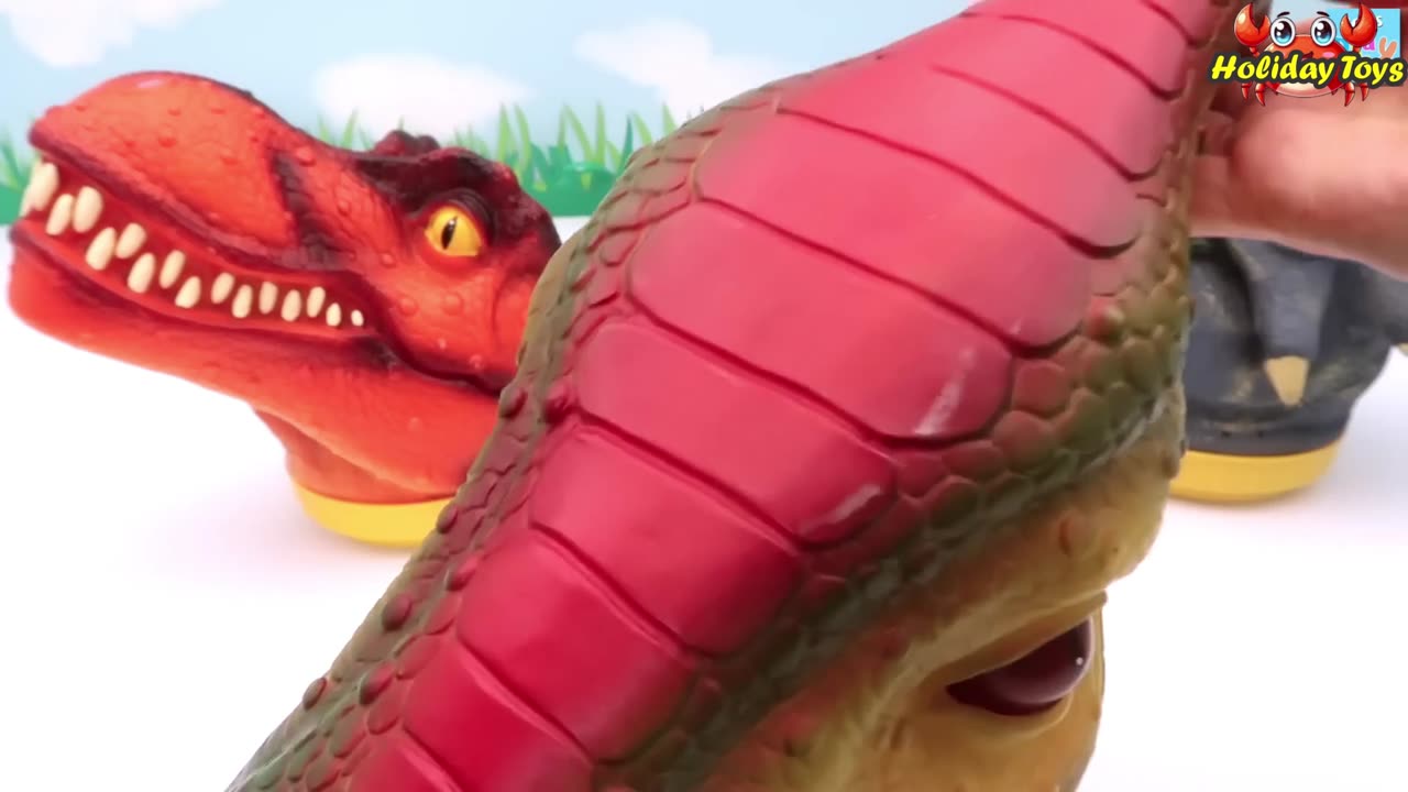 Installing Brontosaurus Head Which is Still Stored in Green Box