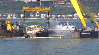 Tech tycoon Lynch's doomed Bayesian yacht lifted from sea off Sicily