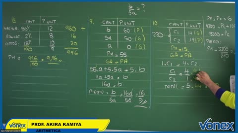 VONEX SEMIANUAL 2025 | Semana 15 | Aritmética