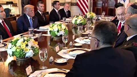 VIDEO- President Donald Trump and Israeli Prime Minister Benjamin Netanyahu