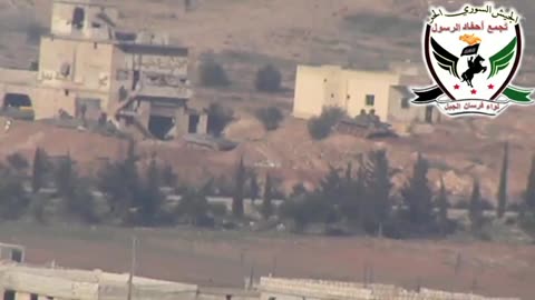 Syrian War Rebel Metis ATGM vs T-55 2013.01.22