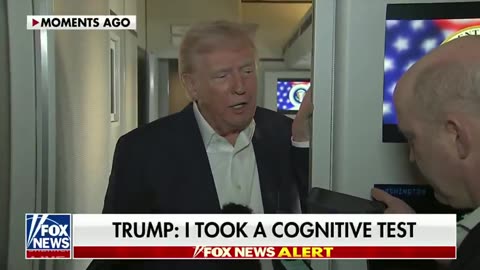 Trump on the outcome of his yearly physical at Walter Reed Hospital