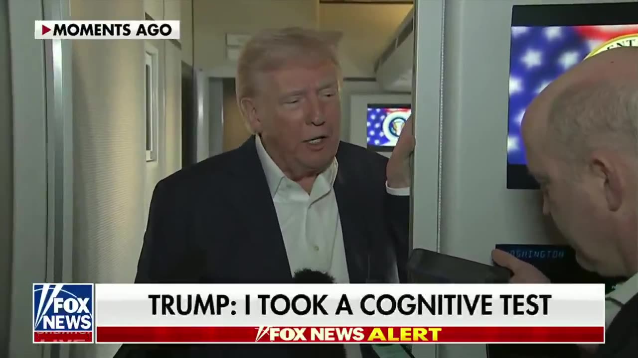Trump on the outcome of his yearly physical at Walter Reed Hospital
