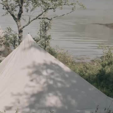 Wild Camping at the Norwegian Sea (ASMR) #3 #shorts