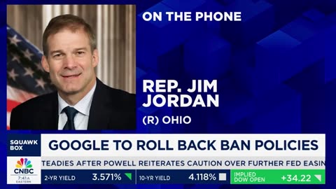 Jim Jordan Joins Squawk Box