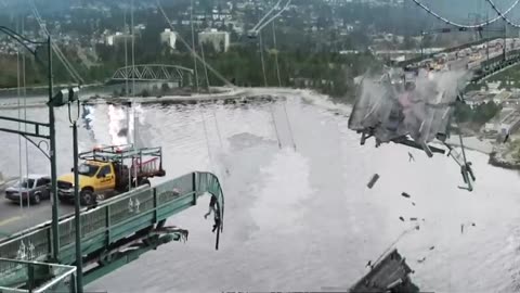 Final Destination 5 Bridge Collapse (1080p)
